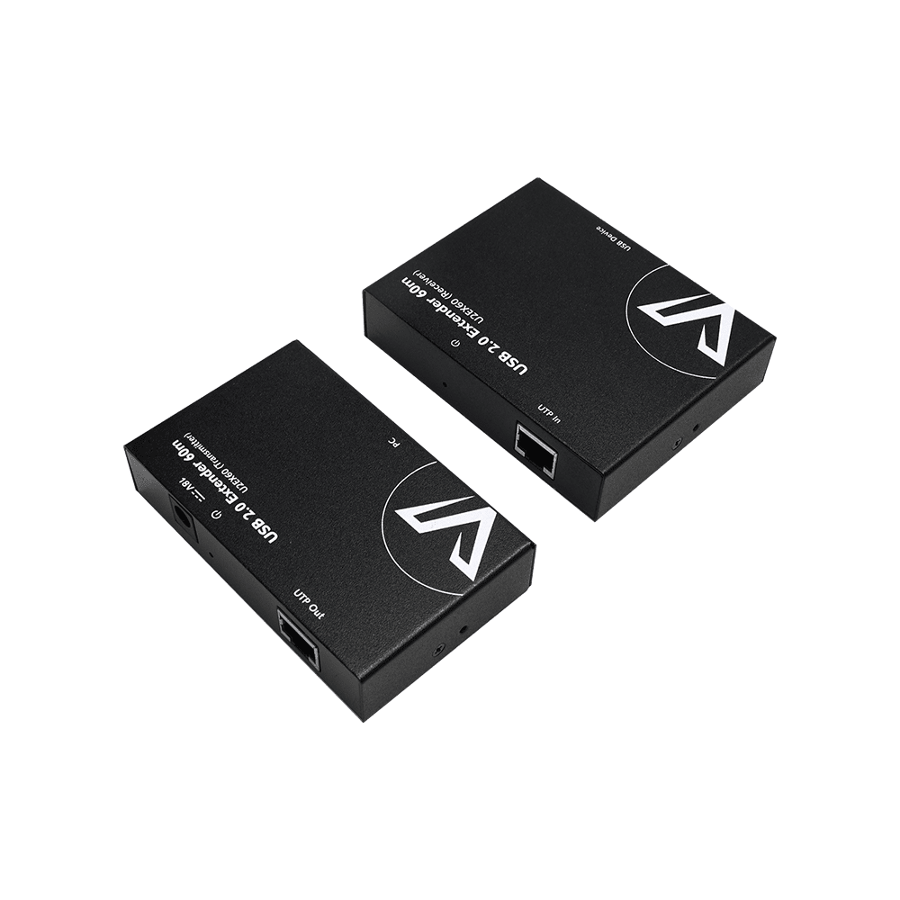 WHAT WE WANT WWW_EXTENSIONSIDEBAR 2本セット Best 60m/196ft USB Extender Kit over Cat Cable