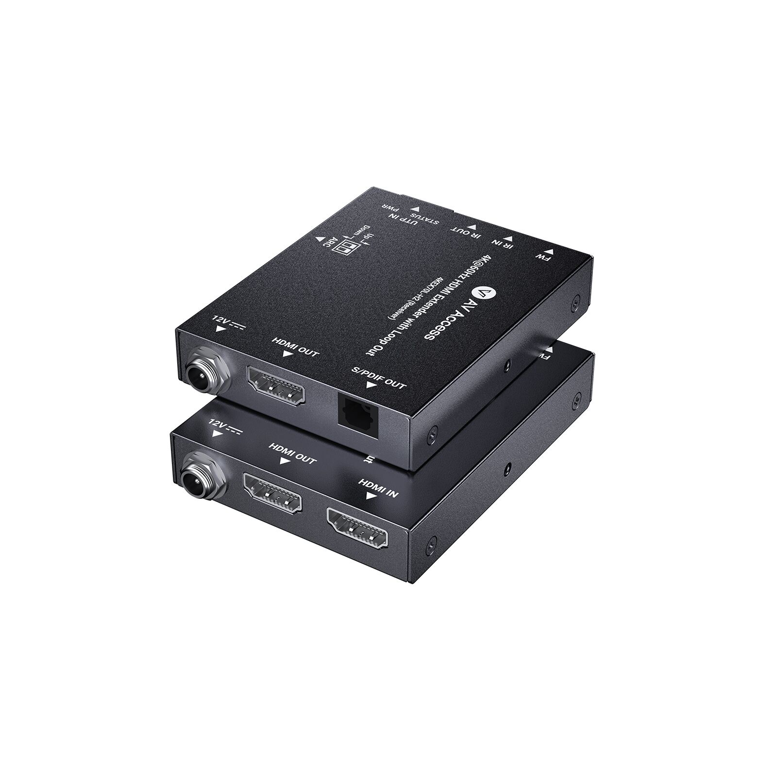 AV Access 4K HDMI Extender over HDBaseT w/ HDCP2.2, PoE, RS232