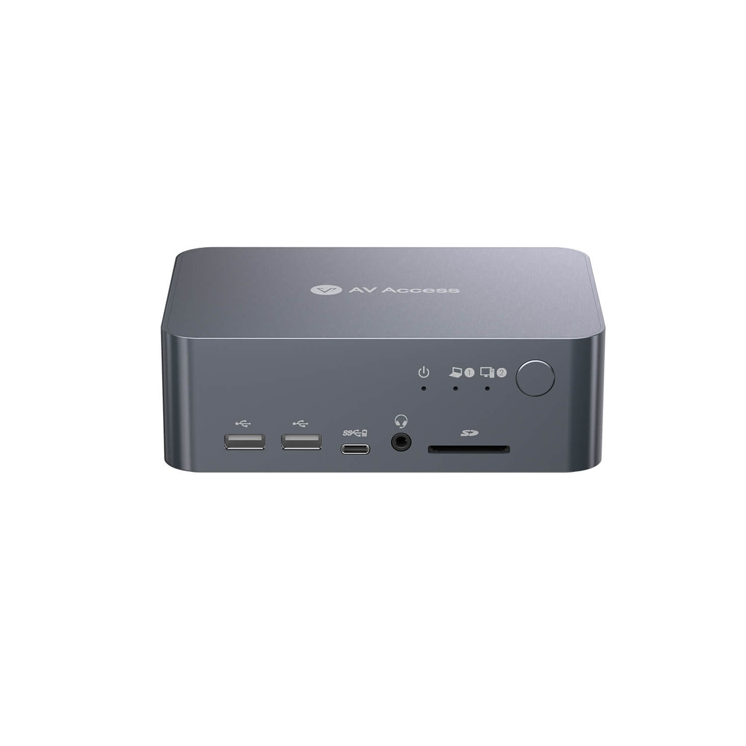AV Access KVM スイッチ iDock C10 万能な12-in-1 USB-C & HDMI Dual Monitor KVM Switch with Docking Station