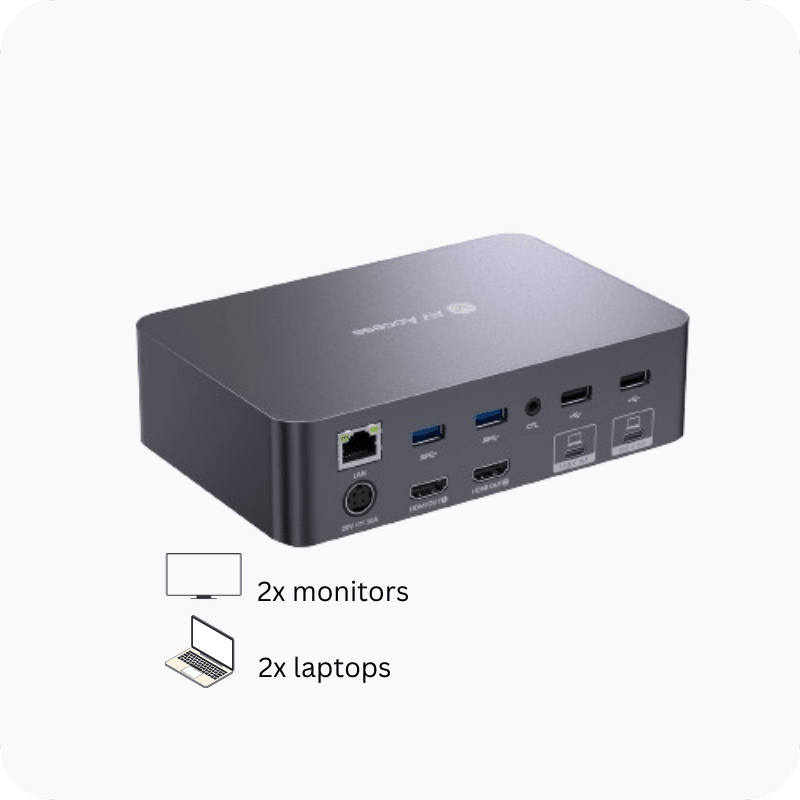 iDock Series: KVM Switch Docking Station - AV Access