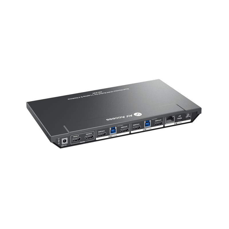 USB-C & HDMI Dual Monitor KVM Switch with Docking Station