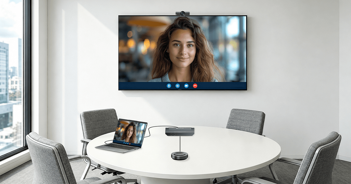 AV Access Wired Presentation kit_eShare C30+ AnyCo A5+ BizEye 90_Applicationn Huddle Room Meeting Solution